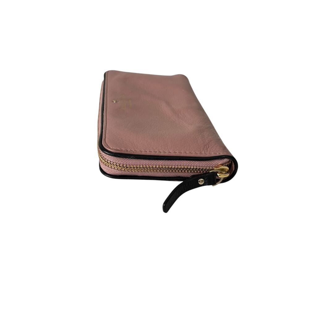 Kate Spade New York Cobble Hill Lacey Wallet Pink Mauve Leather Zip PWRU1801 - Picture 3 of 15